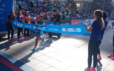 La peruana Inés Melchor triunfó en la Maratón de 42 kilómetros realizada en Santiago de Chile, con un tiempo de 2 horas, 28 minutos y 18 segundos.